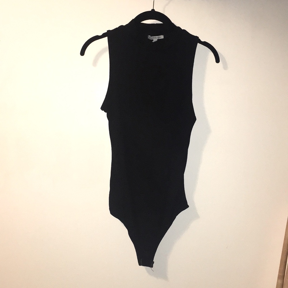 Charlotte Russe mock turtle neck bodysuit